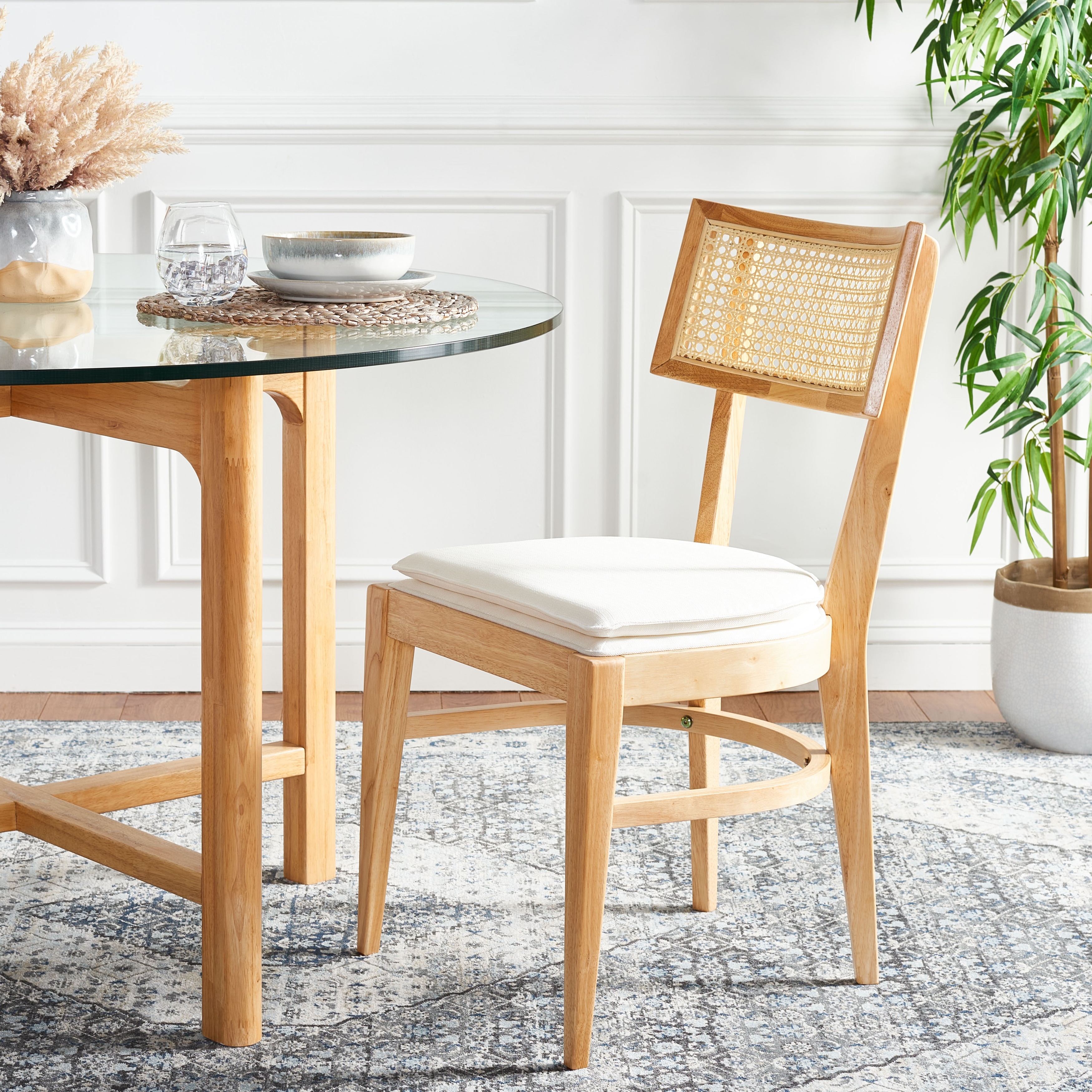 Safavieh cane dining shop chair