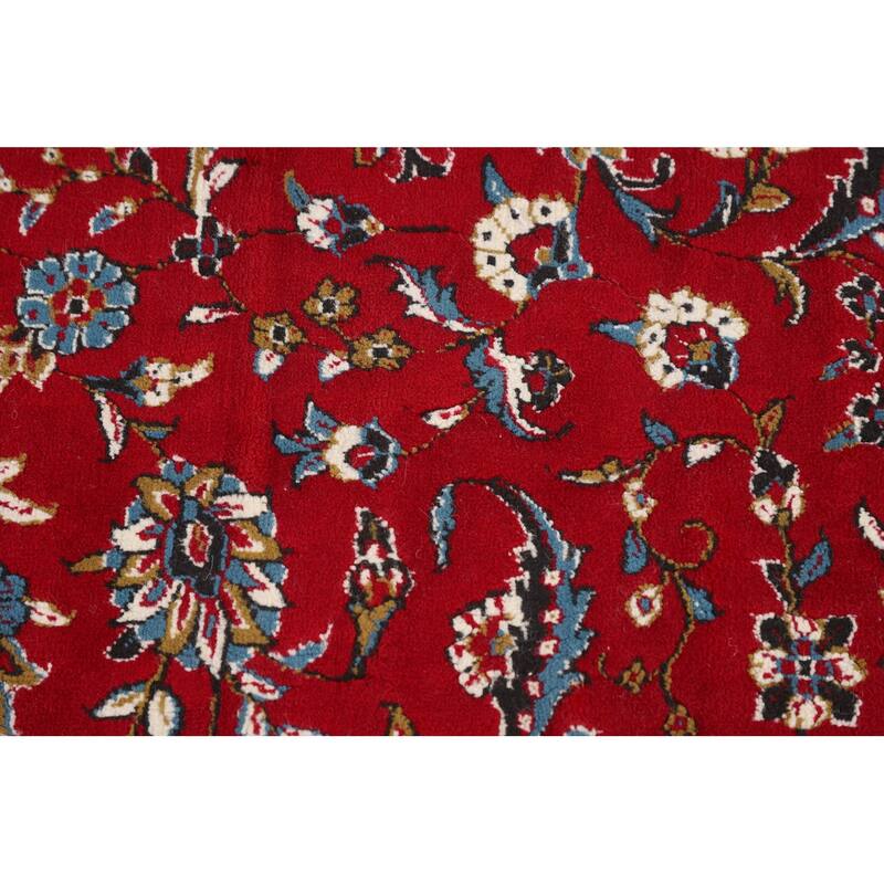 Medallion Kashan Turkish Area Rug Machine Made Living Room Carpet - 9'8" x 13'0"