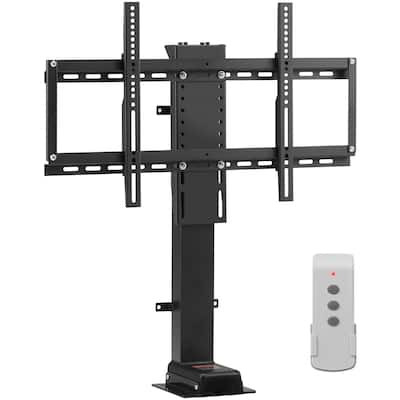 Motorized TV Lift Stroke Length 35 Inches Motorized TV Mount Fit for 32-65 Inch TV Lift with Remote Control - 19.1"x28.9"