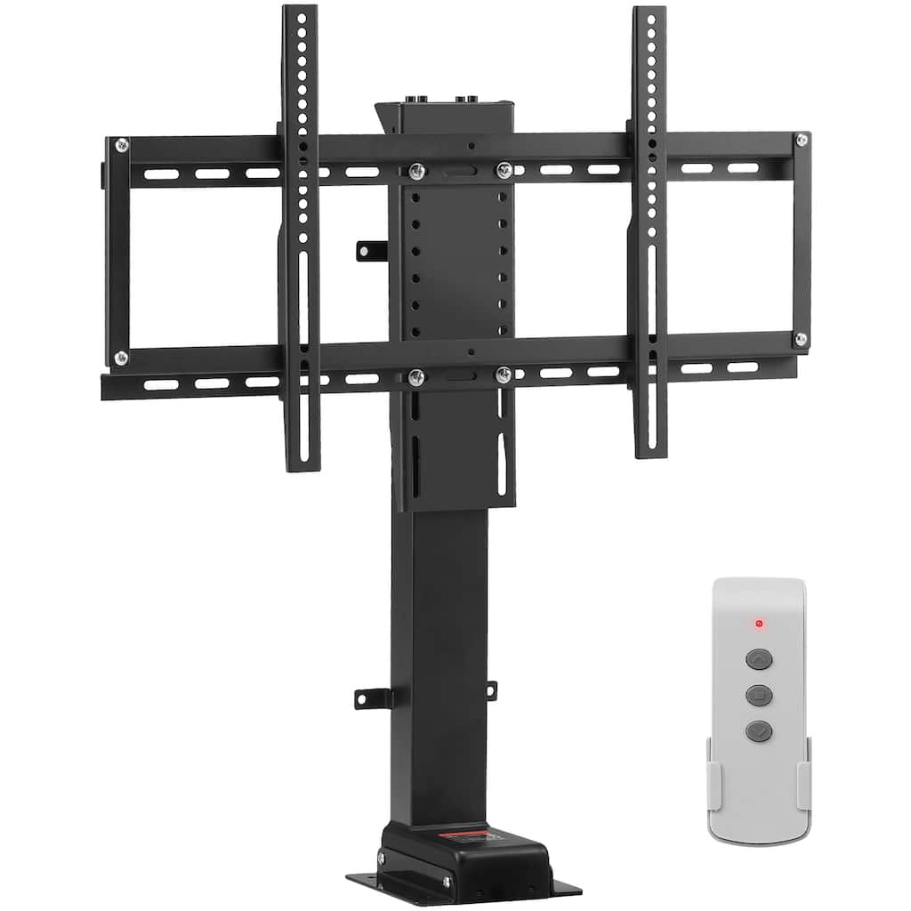 Motorized TV Lift Stroke Length 35 Inches Motorized TV Mount Fit for 32-65 Inch TV Lift with Remote Control - 19.1"x28.9"