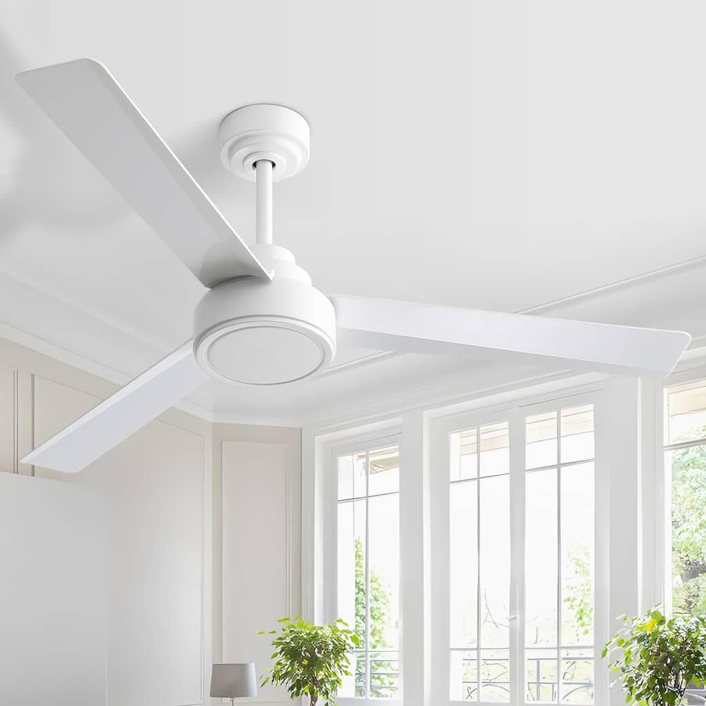 52 inch Modern Ceiling Fan With Remote Control(No Light),6 WInd Speed,Reversible Airflow