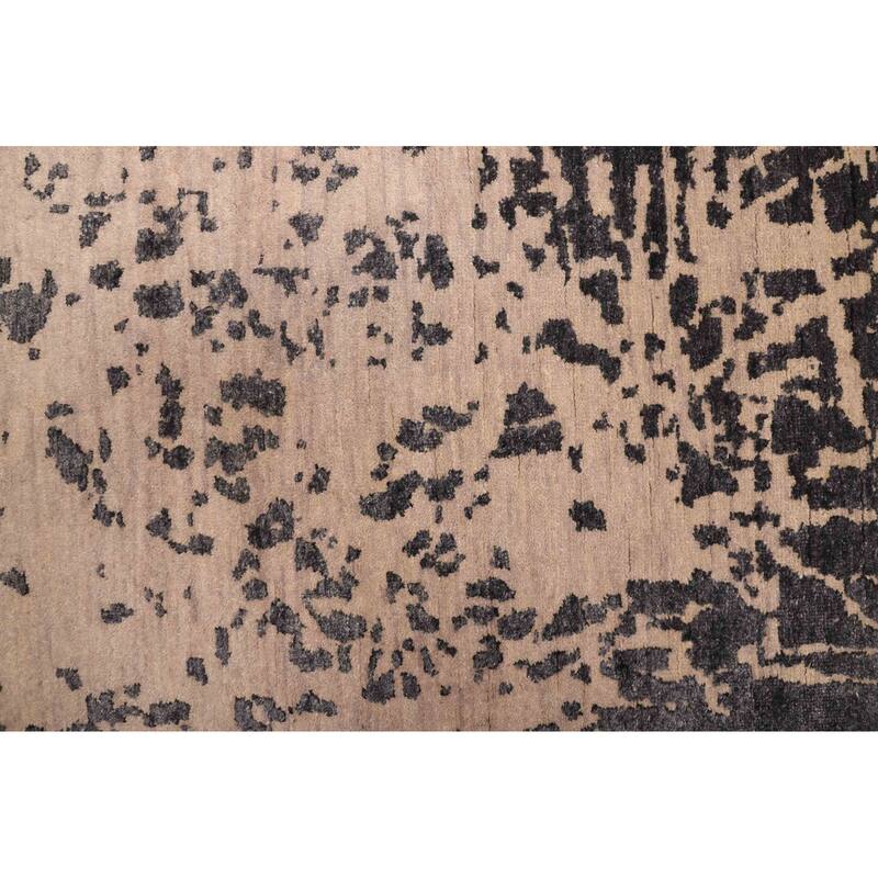 ECARPETGALLERY Hand-knotted Legacy Tan Silk, Wool Rug - 8'10 x 12'2