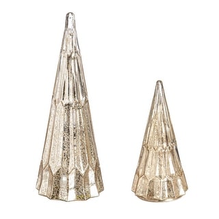 LED Glass Tree Table Decor, Set of 2 - Bed Bath & Beyond - 39097365