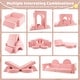 preview thumbnail 22 of 20, 8 Pieces Kids Modular Play Sofa with Detachable Cover for Playroom and Bedroom - 41.5" x 39.5" x 19" (L x W x H)