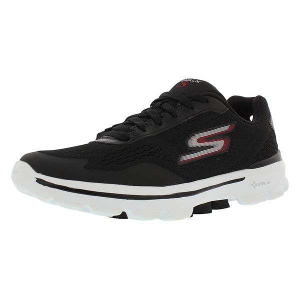 skechers go walk 3 mens red