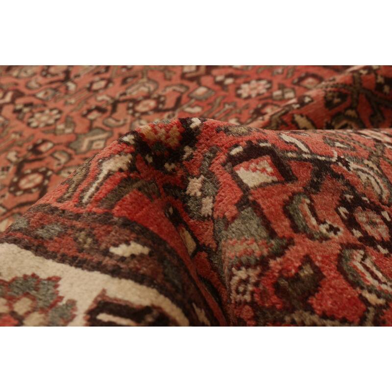 ECARPETGALLERY Hand-knotted Andelz Red Wool Rug - 3'7 x 10'1