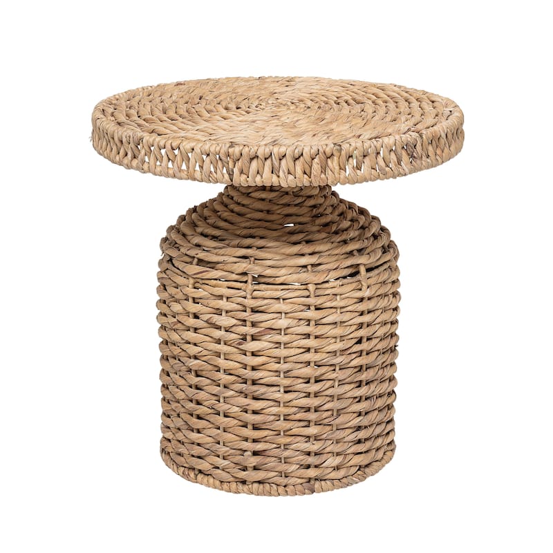 Hand-Woven Water Hyacinth Table
