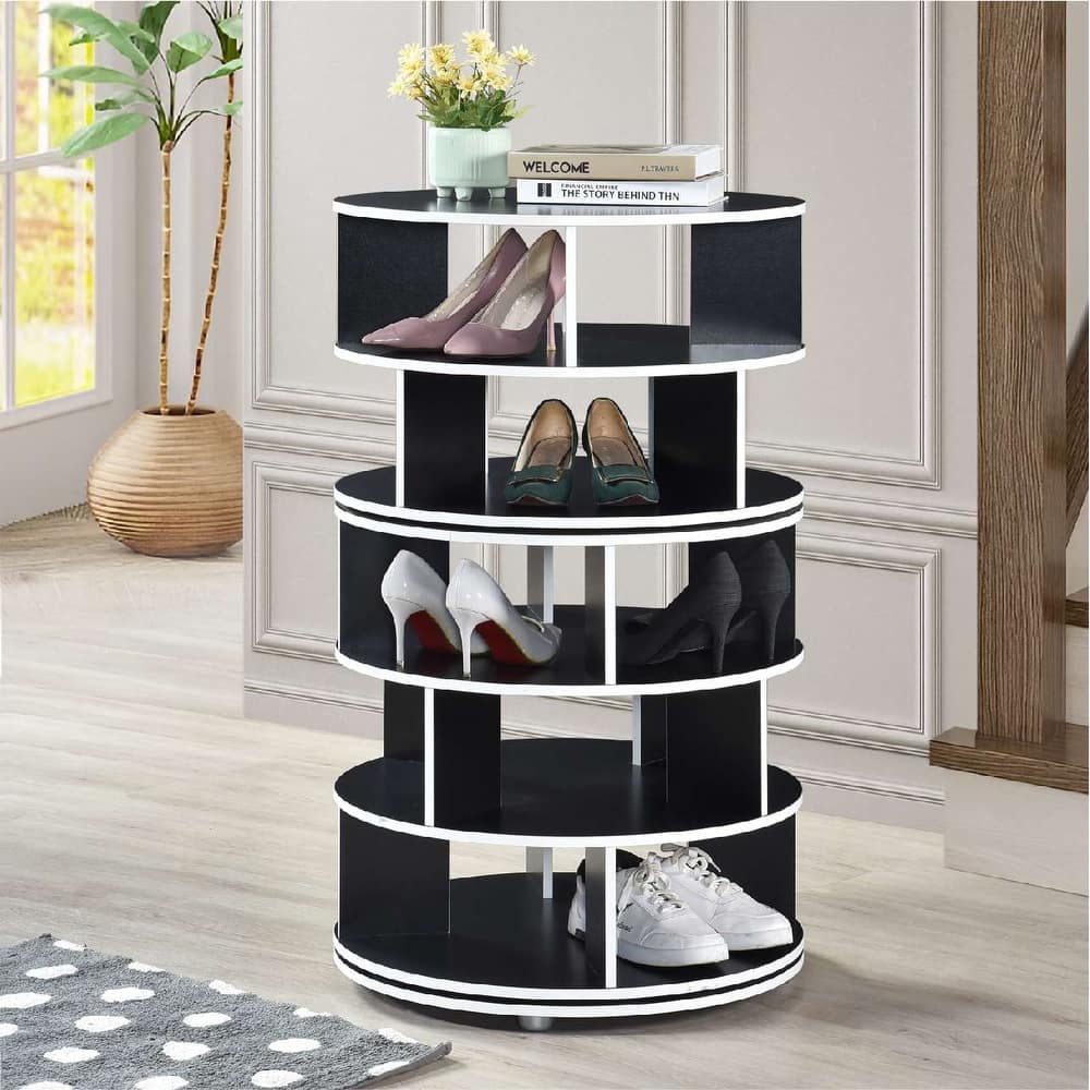 5-Tier Revolving Shoe Rack