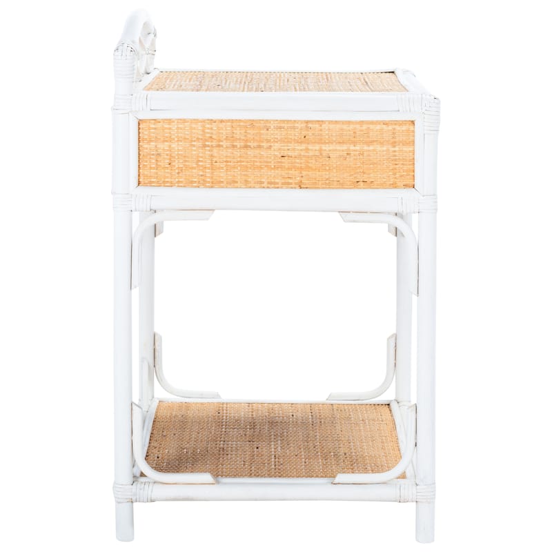 SAFAVIEH Aaliyah Bea Coastal 1-Drawer 1-Shelf Nightstand