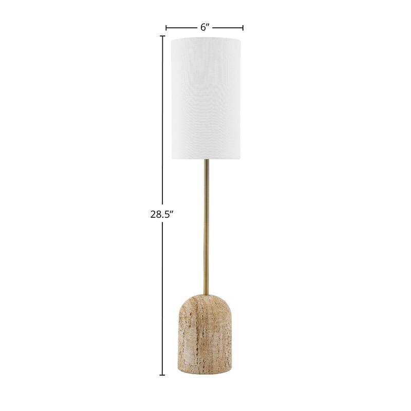 Caroline 28.5" Table Lamp with Fabric Shade (Set of 2)