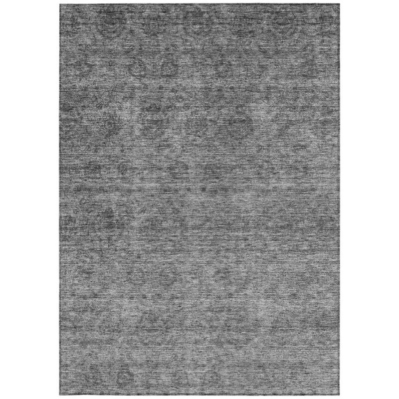 HomeRoots Floral Transitional Rectangle Outdoor Rug