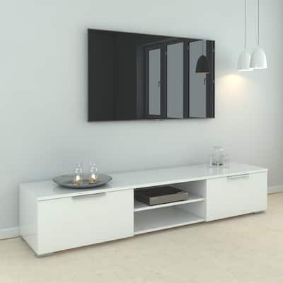 Porch & Den Match 2-Drawer and 2-Shelf TV Stand