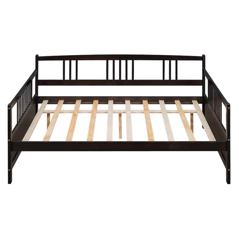 Full Size Wood Open-slat Design Daybed