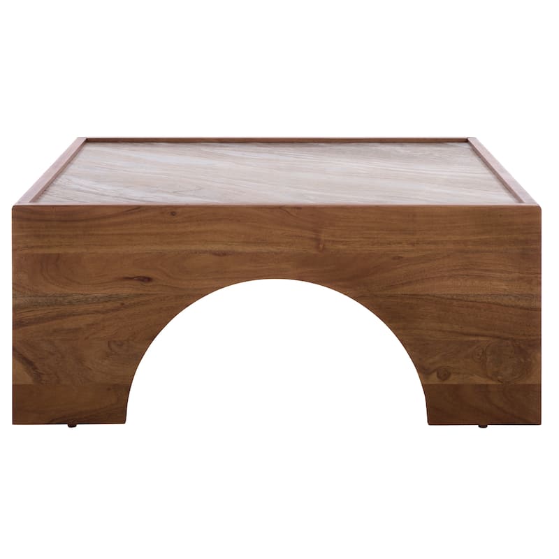 SAFAVIEH Couture Jaslina Marble Top Coffee Table - 35"W x 35"D x 15"H