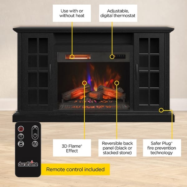 duraflame® Electric Fireplace Media Mantel for TVs up to 65 inches