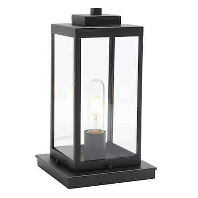 SAFAVIEH Outdoor Lighting Collection Rinnah 7" Modern & Contemporary Outdoor Table Lamp - 7" W x 7" D x 12" H
