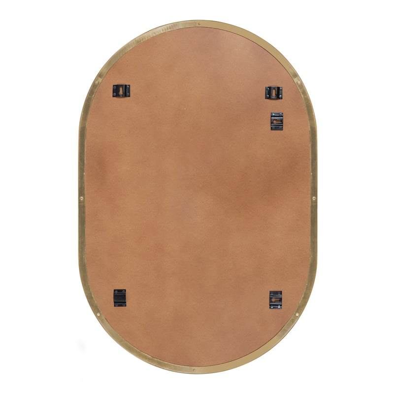 Kate and Laurel Rollo Capsule Framed Wall Mirror