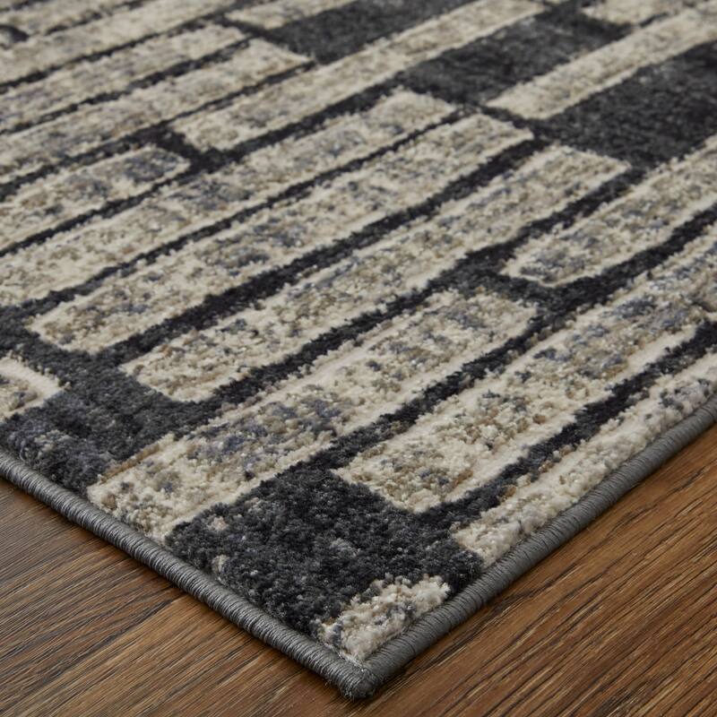 Grand Bazaar Kiba Machine Made Geometric Transitional Area Rug