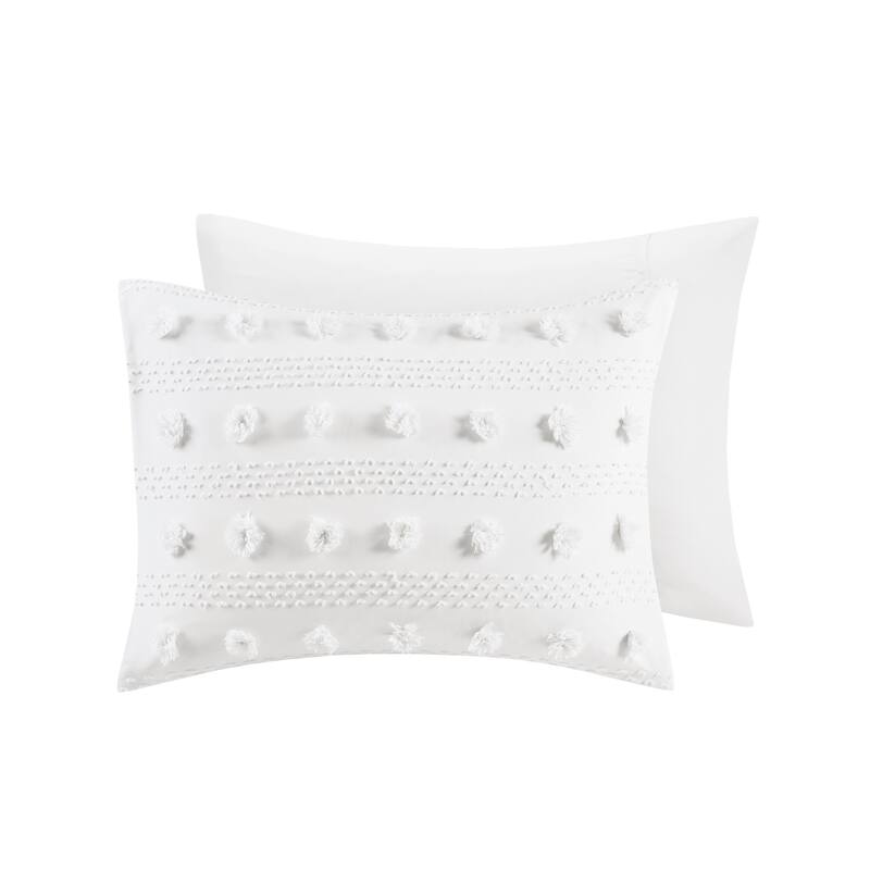 Intelligent Design Lucy Clip Jacquard Duvet Cover Set (Insert Excluded)