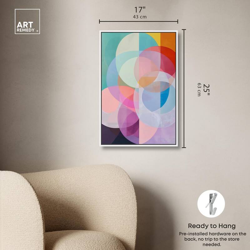 Oneiric Circles II Canvas by Art Remedy
