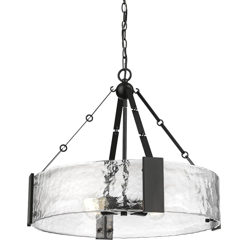 Millennium Lighting 19404 Rezi 4 Light 25" Wide Pendant - Matte Black