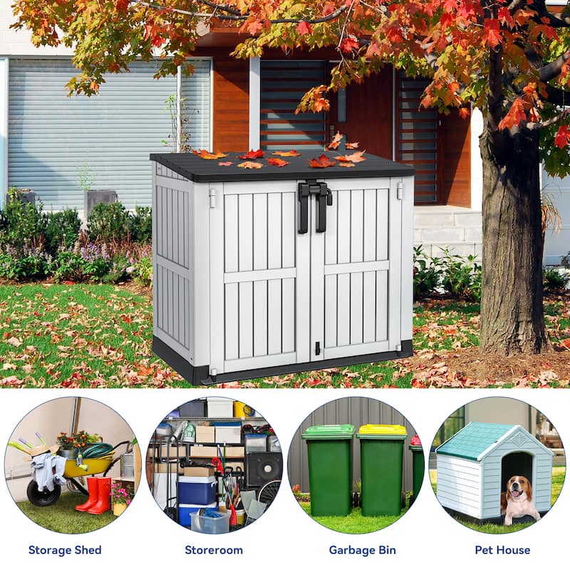 Moasis 36 cu ft Resin Outdoor Storage Shed