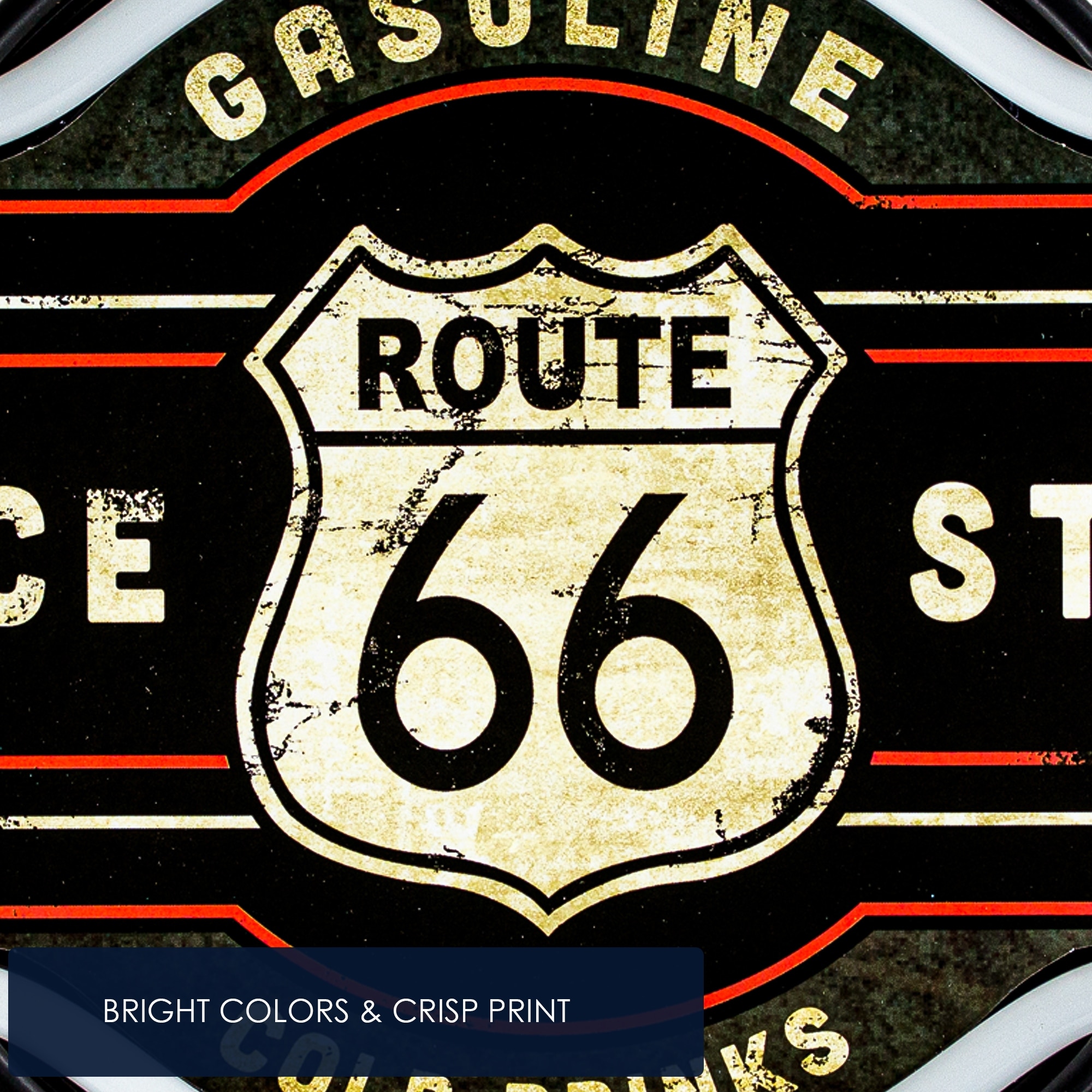 Amazon｜クリスタルアート – Historic Route 66フレーム入り