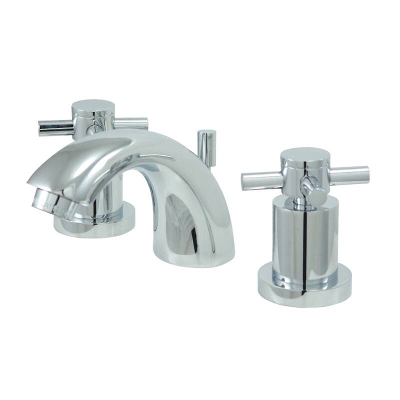 Kingston Brass Concord Mini-Widespread Bathroom Faucet with Pop-Up - Polished Chrome