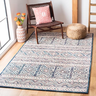 SAFAVIEH Handmade Micro-Loop Maider Transitional Wool Rug