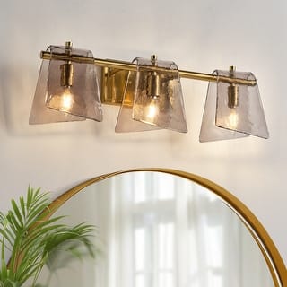 Starsky 3 - Light Modern Dimmable Gray Glass Bathroom Vanity Light