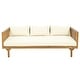 preview thumbnail 25 of 30, Claremont Farmhouse Outdoor 3 Seater Daybed with Water-Resistant Cushion by Christopher Knight Home