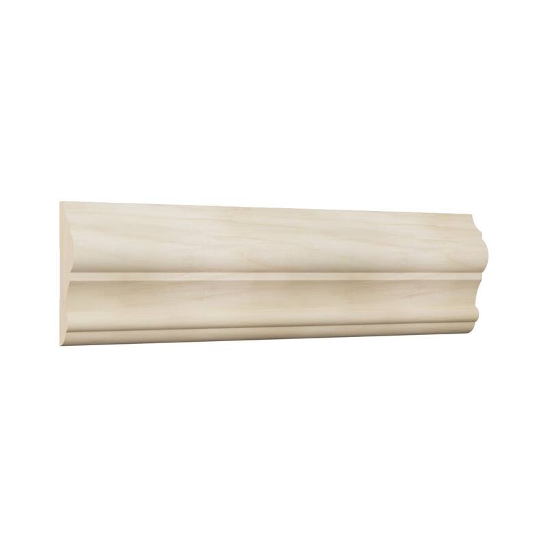 WM397 1-in D x 3-1/2-in W x 96-in L Americraft Solid Hardwood Stain Grade Chair Rail Moulding