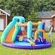 preview thumbnail 3 of 5, Kids Inflatable Bounce House with Slide an Blower use