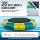 preview thumbnail 18 of 21, 13ft Recreational Inflatable Water Trampoline Bounce with 3-Step Ladder and Electric Air Pump
