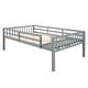 preview thumbnail 16 of 17, Sturdy Solid Pine Full Over Twin & Twin Triple Bunk Bed with Drawers & Guardrails, Converts into 3 Separate Beds