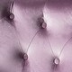 preview thumbnail 5 of 3, Roomfitters Tufted Velvet Wingback Armchair, Rolled-Arm Accent Seating, Mid-Century Modern Living Room Chair, Pink