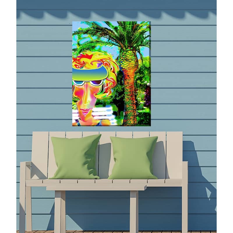 At the Pool All Weather Outdoor Wall Décor