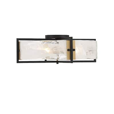 Savoy House 6-1695-4 Hayward 4 Light 24" Wide Semi-Flush Drum Ceiling