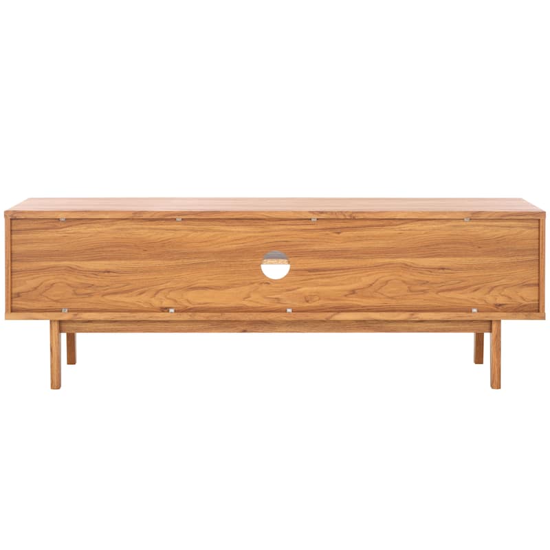 SAFAVIEH Home Aricia Large 2 Door Media Stand - 59Wx15Dx20H