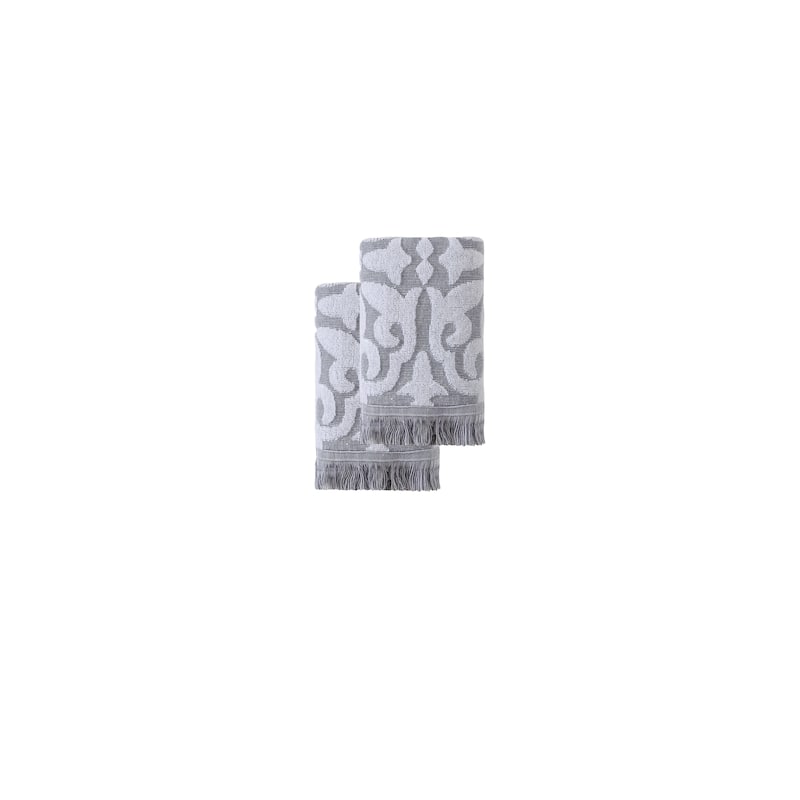 Ozan Premium Home 100% Genuine Turkish Cotton Panache Hand Towels (Set of 2)