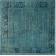 preview thumbnail 96 of 117, SAFAVIEH Helve Vintage Distressed Boho Oriental Area Rug 6' x 6' Square - Turquoise/Multi