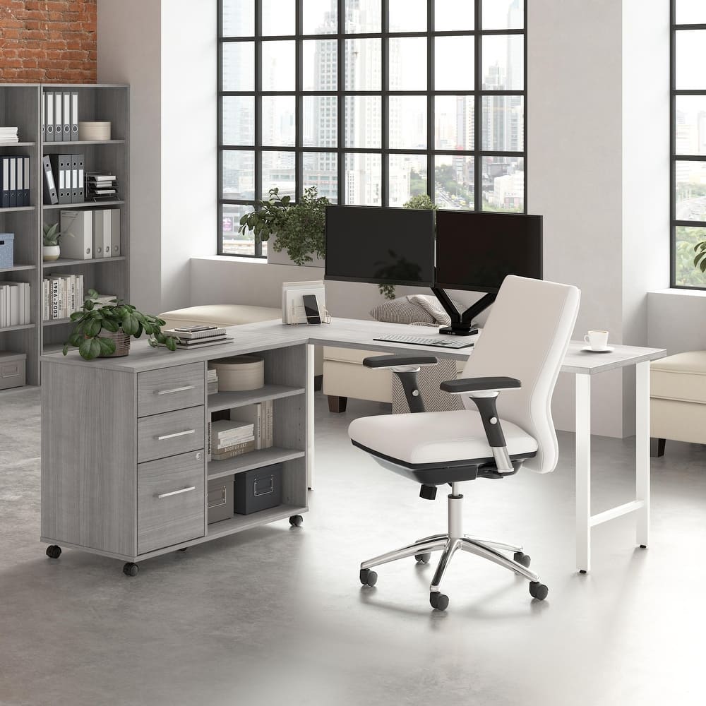 Bush Business Furniture Hustle 72W x 24D Computer Desk with Storage