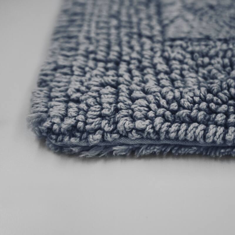 French Connection Stonewash Cotton Bath Rug