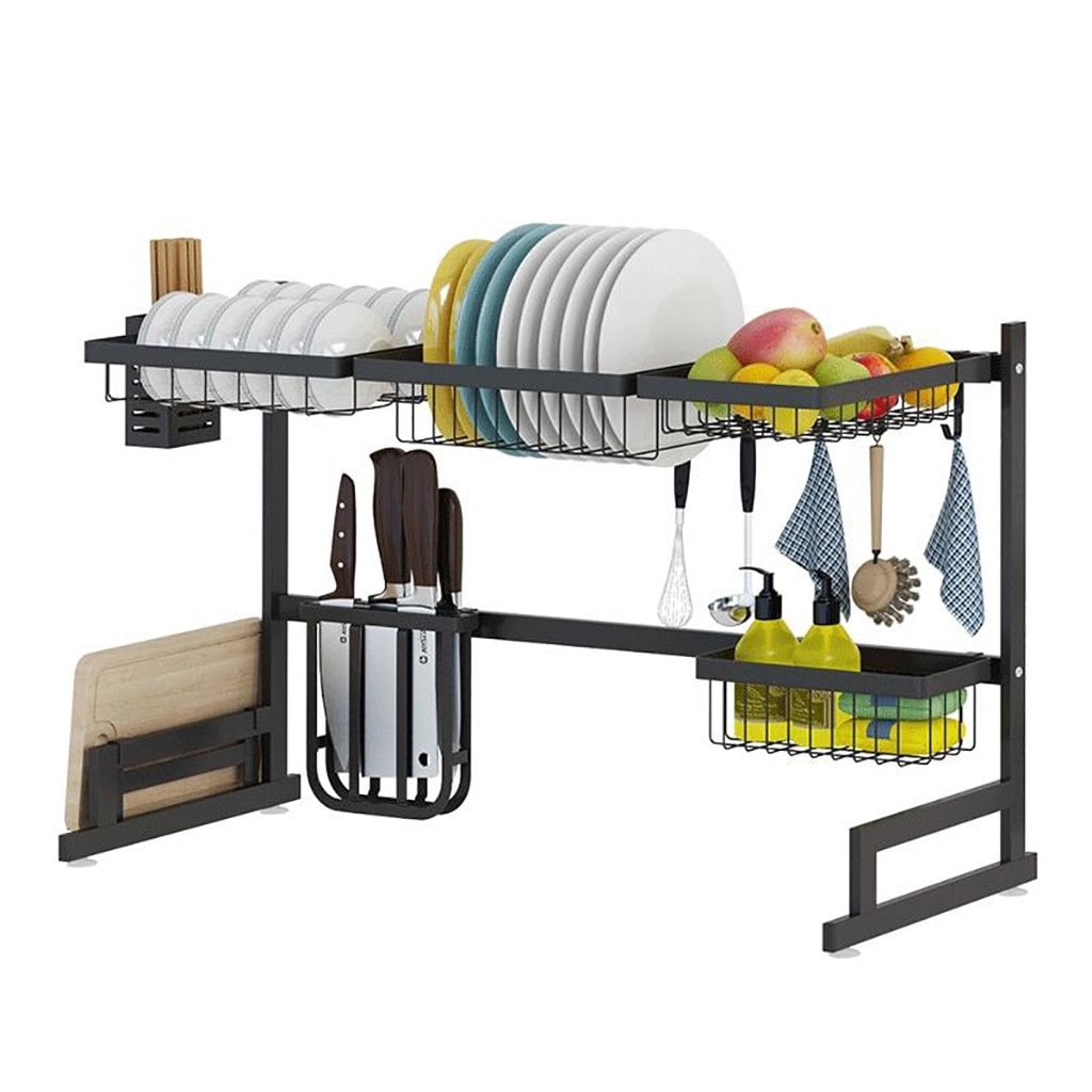 Dish Drying Rack Over Sink Display Drainer Kitchen Utensils Holder -  25x20x12 inch - Bed Bath & Beyond - 32583962