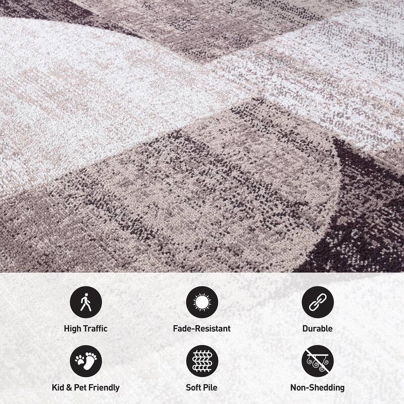 Modern Geometric Design Area Rug