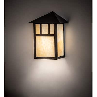 Meyda Tiffany 239404 Seneca Double Bar Mission 16" Tall Wall Sconce