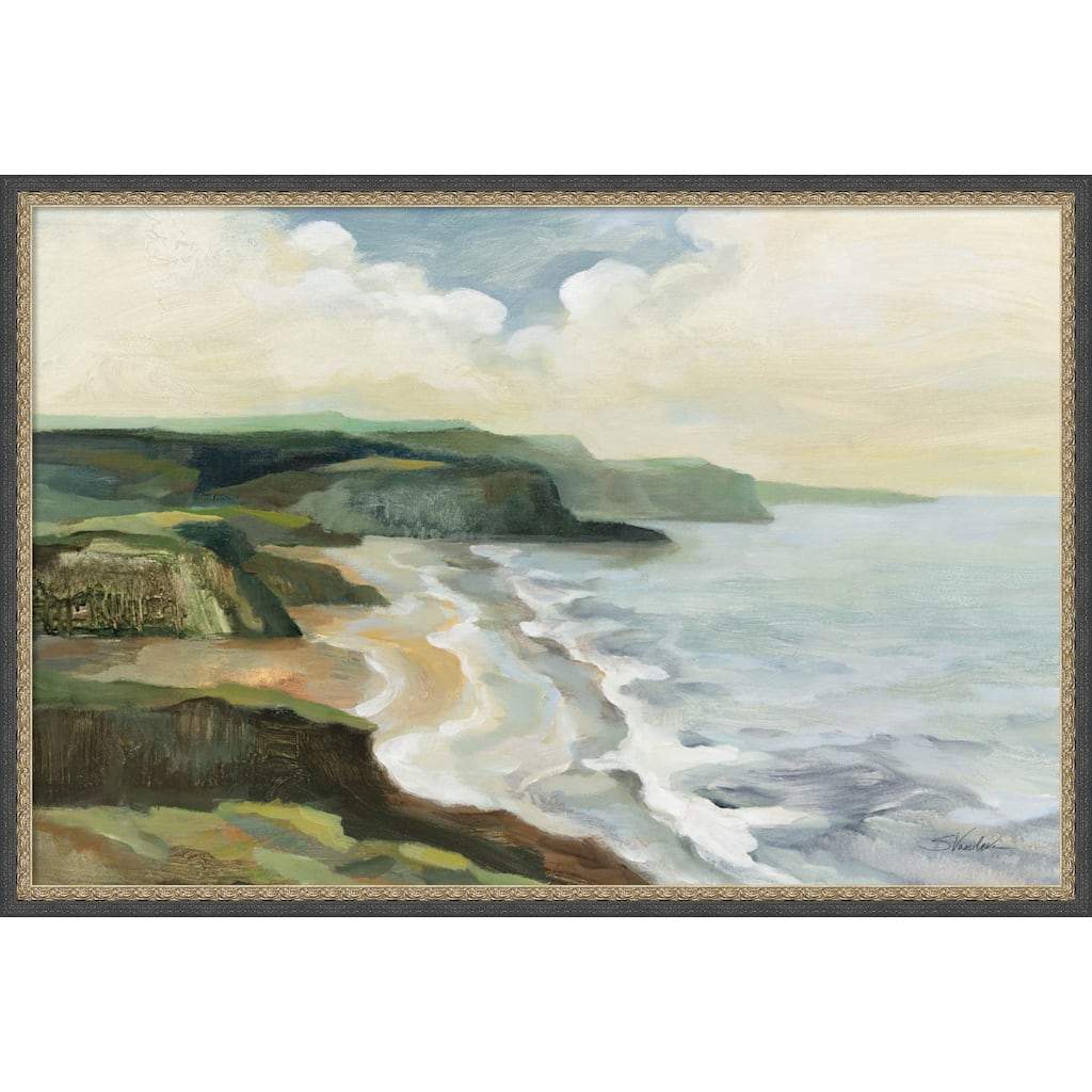 Irish Coast by Silvia Vassileva Framed Mounted Canvas Wall Art Print