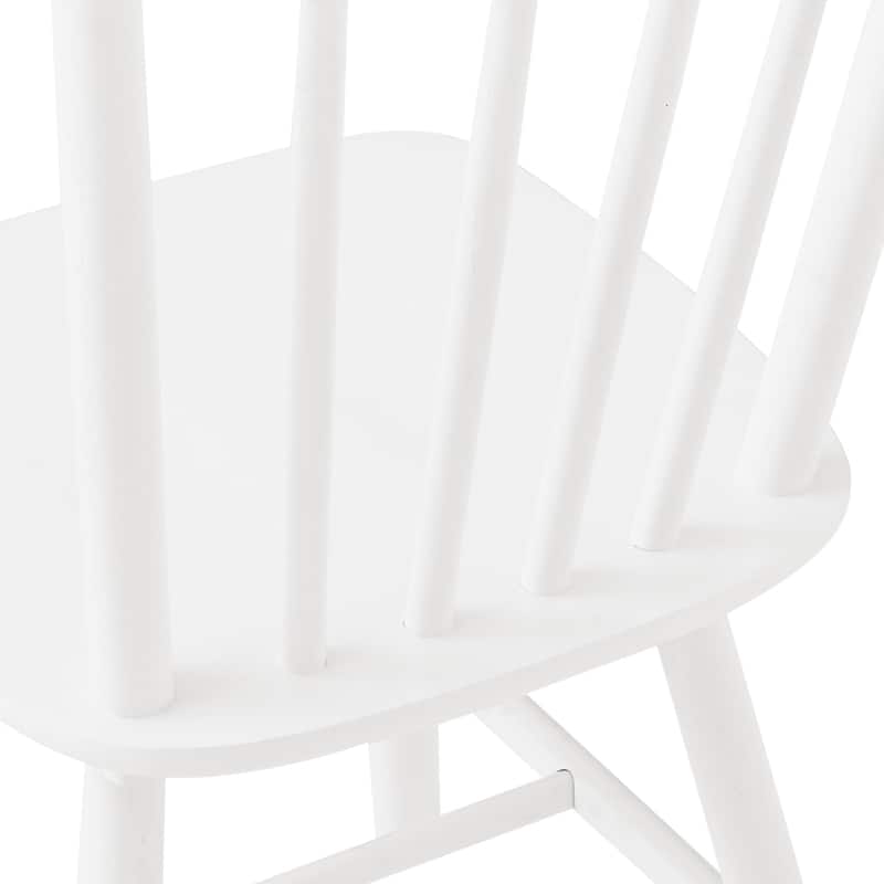 Solid Wood Dining Chairs Set of 2 - N/A