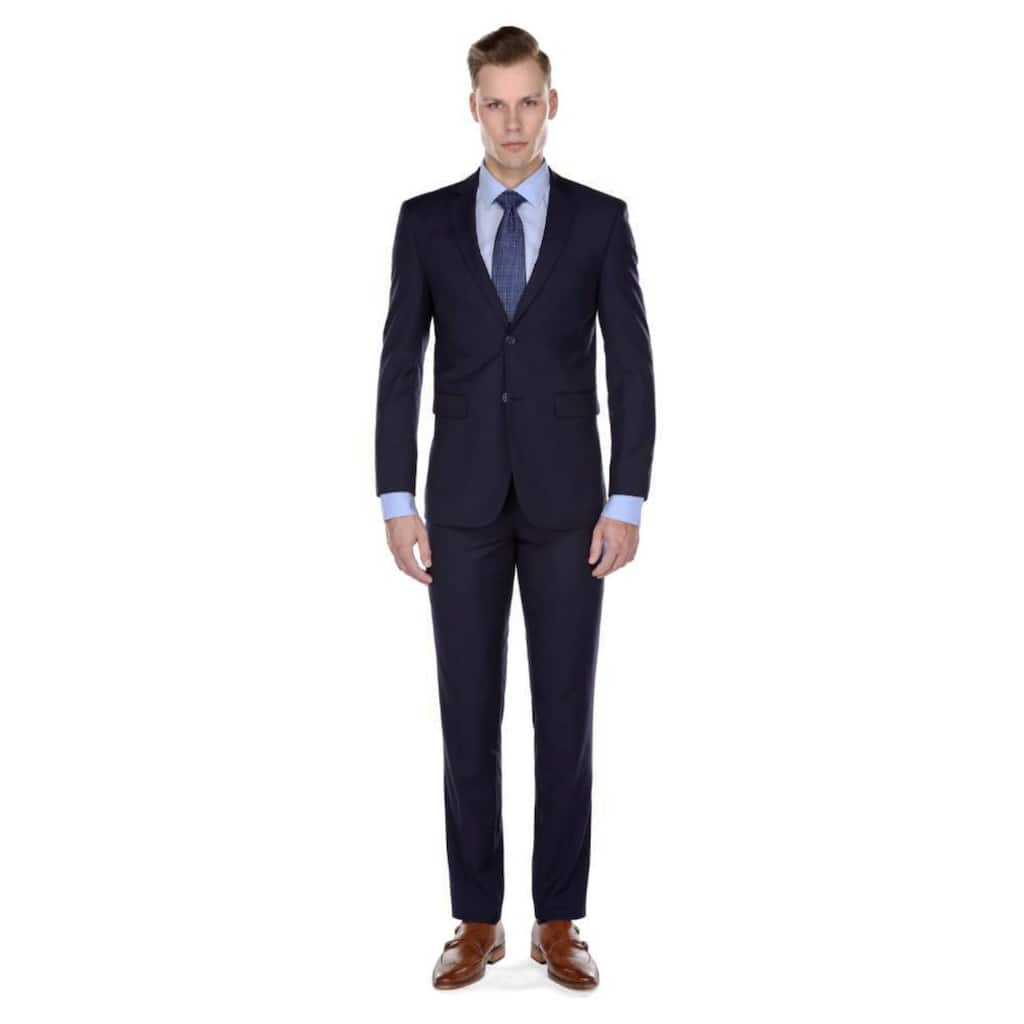 Braveman Men's Formal Two Piece 2-Piece Slim Fit Cut Suit Set