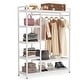 preview thumbnail 14 of 27, Free -Standing Closet Organizer Storage Shelves and Hanging Bar